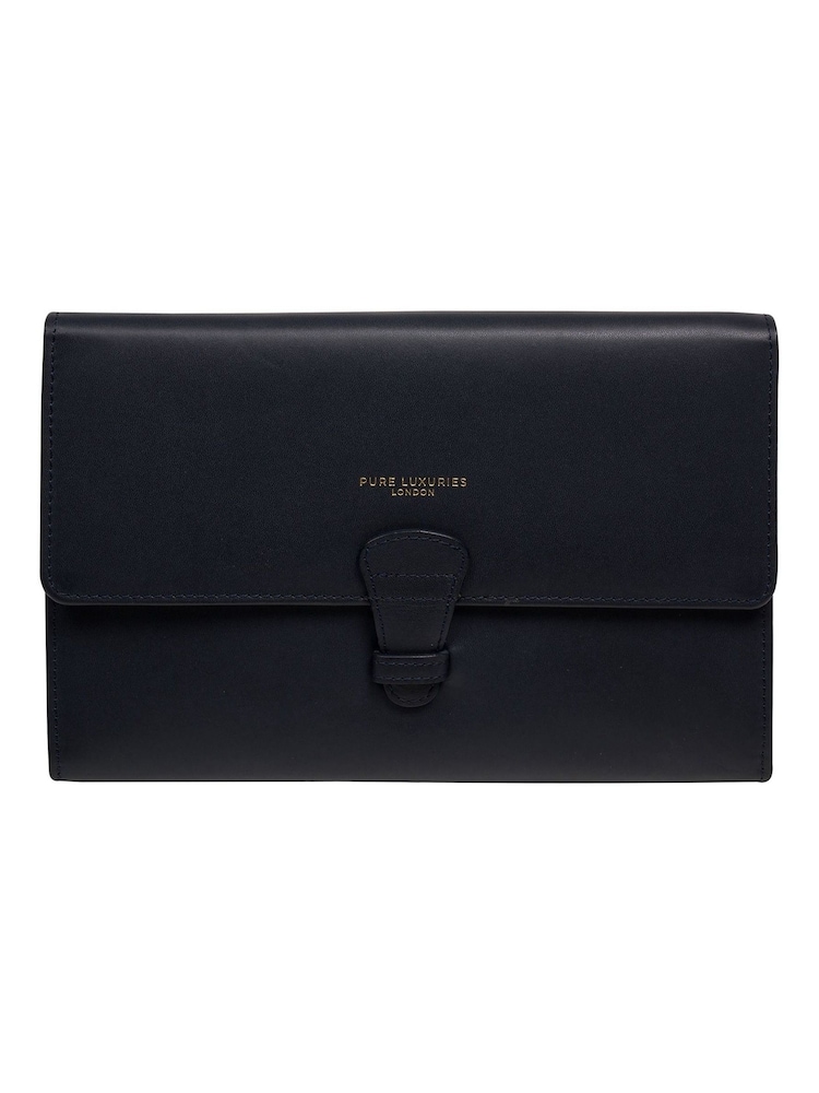 Pure Luxuries London 'Ellen' Leather Travel Wallet - Image 1 of 5
