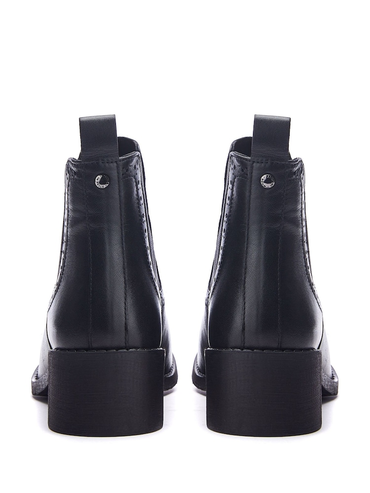 Moda in Pelle PERNILLA BROGUE DETAIL LEATHER CHELSEA BOOT - Image 2 of 4