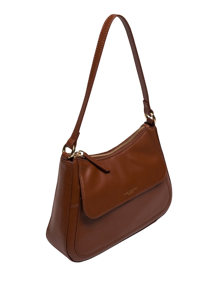 Pure Luxuries London 'Mable' Leather Grab Bag - Image 4 of 6