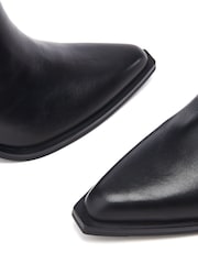 Moda in Pelle Penza Western Style Smart Black Ankle Boots - Image 4 of 4