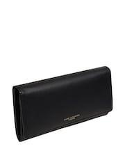 Pure Luxuries London 'Lola' Leather Bi-Fold Blue Purse - Image 3 of 4