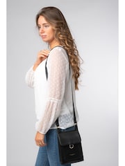 Pure Luxuries London 'Erma' Leather Cross-Body Bag - Image 2 of 7