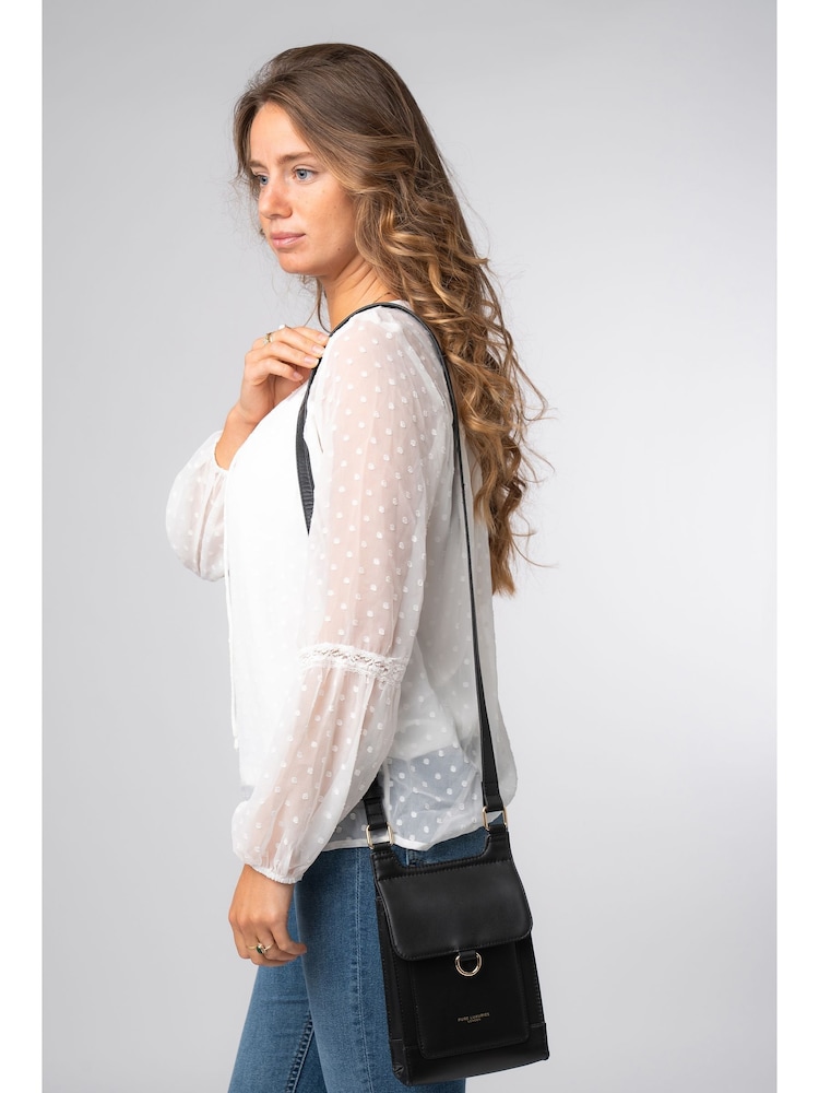 Pure Luxuries London 'Erma' Leather Cross-Body Bag - Image 2 of 7
