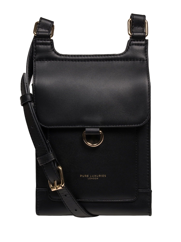 Pure Luxuries London 'Erma' Leather Cross-Body Bag - Image 3 of 7