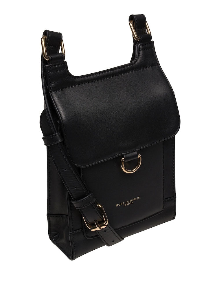 Pure Luxuries London 'Erma' Leather Cross-Body Bag - Image 4 of 7