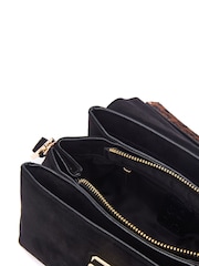 Moda In Pelle Animal Leopard Print Britney Fold Over Bag - Image 4 of 4