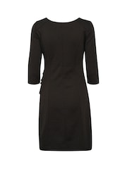 Kaffe Kaindia Cocktail 3/4 Sleeve V-Neck Dress - Image 5 of 5