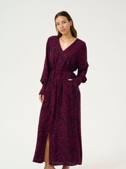Kaffe KAjodie V-Neck Long Sleeves Maxi Dress - Image 1 of 5