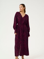 Kaffe KAjodie V-Neck Long Sleeves Maxi Dress - Image 2 of 5