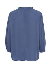 Kaffe KAkamilla 3/4 Sleeves Notch Neck Blouse - Image 5 of 5