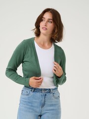 Kaffe Slim Fit Kaastrid Bolero Long Sleeves Cardigan - Image 1 of 5