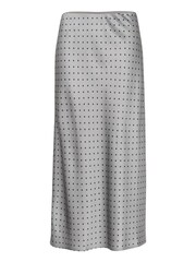 Kaffe Lotte Satin Elastic Waist Maxi Skirt - Image 5 of 6
