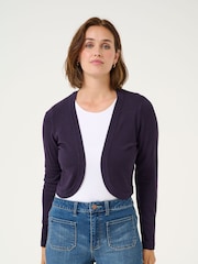 Kaffe Slim Fit Kaastrid Bolero Long Sleeves Cardigan - Image 1 of 5
