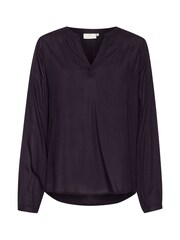 Kaffe KAcalinda V-Notch Neck Casual Fit Blouse - Image 4 of 5