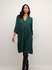 Kaffe Liv Pinstripe Dress - Image 2 of 5