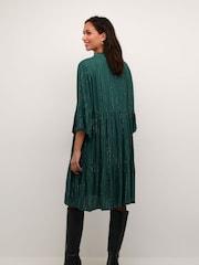 Kaffe Liv Pinstripe Dress - Image 3 of 5