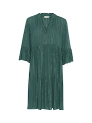 Kaffe Liv Pinstripe Dress - Image 4 of 5