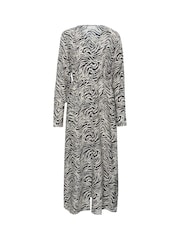 Kaffe KAjodie V-Neck Long Sleeves Maxi Dress - Image 5 of 6