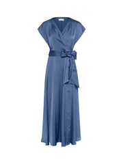 Cream Blue CRNoretta V-Neck Short Sleeve Maxi Dress - Image 4 of 5