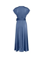 Cream Blue CRNoretta V-Neck Short Sleeve Maxi Dress - Image 5 of 5