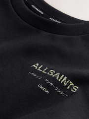 smALLSAINTS Black/Camo Younger Boys Oversized Underground Crew T-Shirt - Image 10 of 12