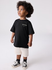smALLSAINTS Black/Camo Younger Boys Oversized Underground Crew T-Shirt - Image 3 of 12