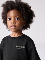 smALLSAINTS Black/Camo Younger Boys Oversized Underground Crew T-Shirt - Image 5 of 12