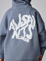 smALLSAINTS Mid Blue Orlando Oversized Younger Boys Pullover Hoodie - Image 3 of 8
