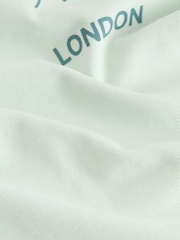 smALLSAINTS Mint Green Younger Boys Oversized Underground Crew T-Shirt - Image 3 of 6