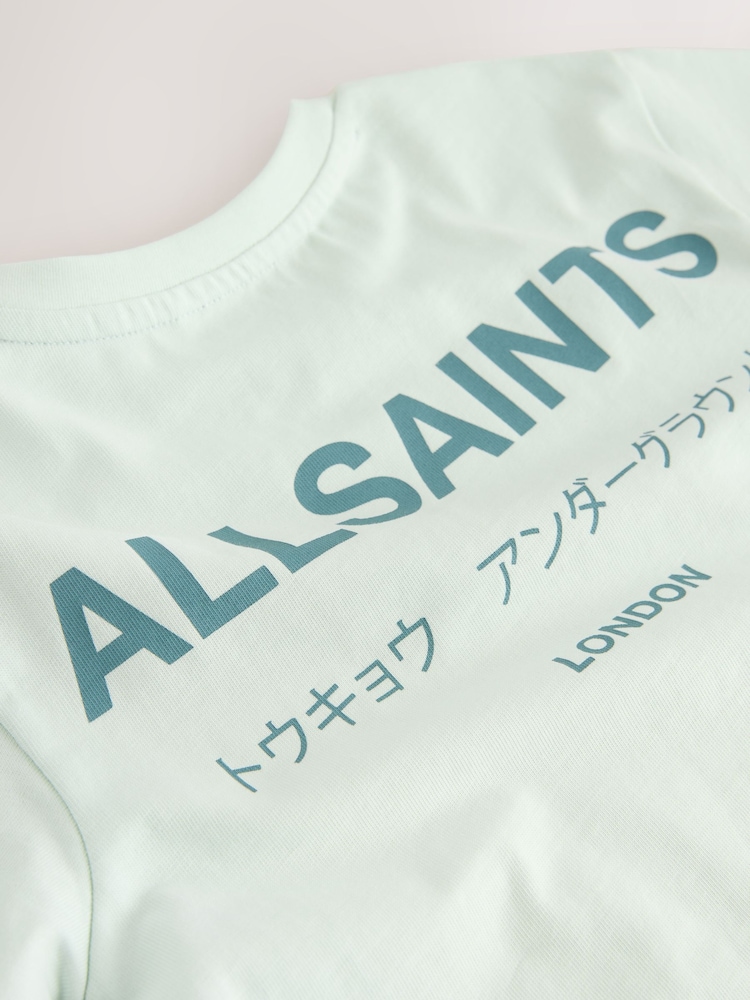 smALLSAINTS Mint Green Younger Boys Oversized Underground Crew T-Shirt - Image 6 of 6