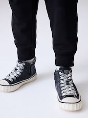 smALLSAINTS Black Underground Oversized Younger Boys Sweatshirt and Joggers Set - Image 4 of 13