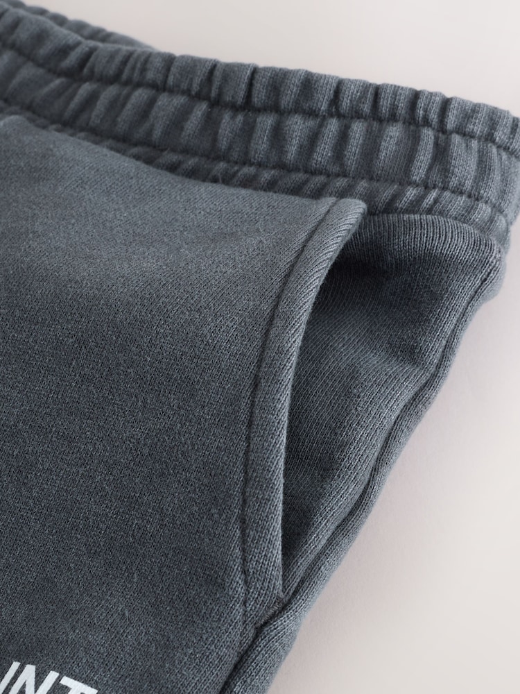 smALLSAINTS Washed Grey Underground T-Shirt and Sweat Short Younger Boys Set - Image 12 of 12 smALLSAINTS Washed Grey Underground T-Shirt and Sweat Short Younger Boys Set - Image 12 of 12