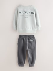 smALLSAINTS Grey Underground Oversized Younger Boys Sweatshirt and Joggers Set - Image 8 of 12