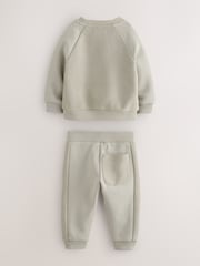 smALLSAINTS Stone Logo Textured Sweatshirt and Joggers Younger Boys Set - Image 10 of 12