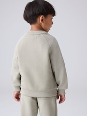 smALLSAINTS Stone Logo Textured Sweatshirt and Joggers Younger Boys Set - Image 3 of 12