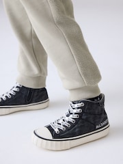 smALLSAINTS Stone Logo Textured Sweatshirt and Joggers Younger Boys Set - Image 8 of 12