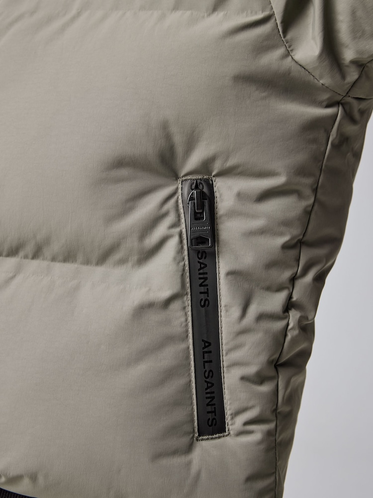 smALLSAINTS Khaki Green Underground Short Padded Younger Coat - Image 16 of 16 smALLSAINTS Khaki Green Underground Short Padded Younger Coat - Image 16 of 16