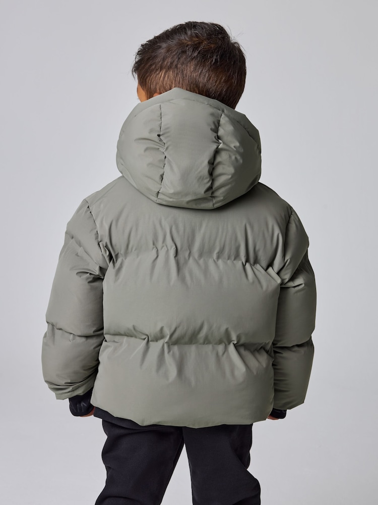 smALLSAINTS Khaki Green Underground Short Padded Younger Coat - Image 2 of 16 smALLSAINTS Khaki Green Underground Short Padded Younger Coat - Image 2 of 16