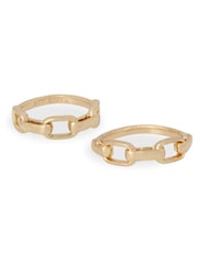 AllSaints Gold Tone Chain Ring Set - Image 2 of 3