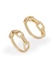 AllSaints Gold Tone Chain Ring Set - Image 3 of 3