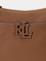 Rjava - Lauren Ralph Lauren Cameryn obložena usnjena torba za križ - Slika 4 iz 4