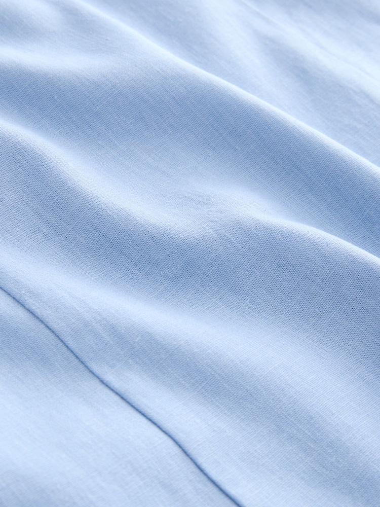 Pastel Blue Sleeveless Bow Front Mini Dress - Image 7 of 7