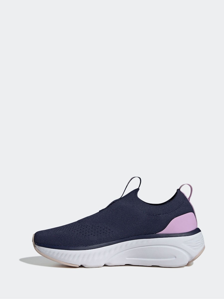 adidas Blue Cloudfoam Go Sock Shoes - Image 3 of 8