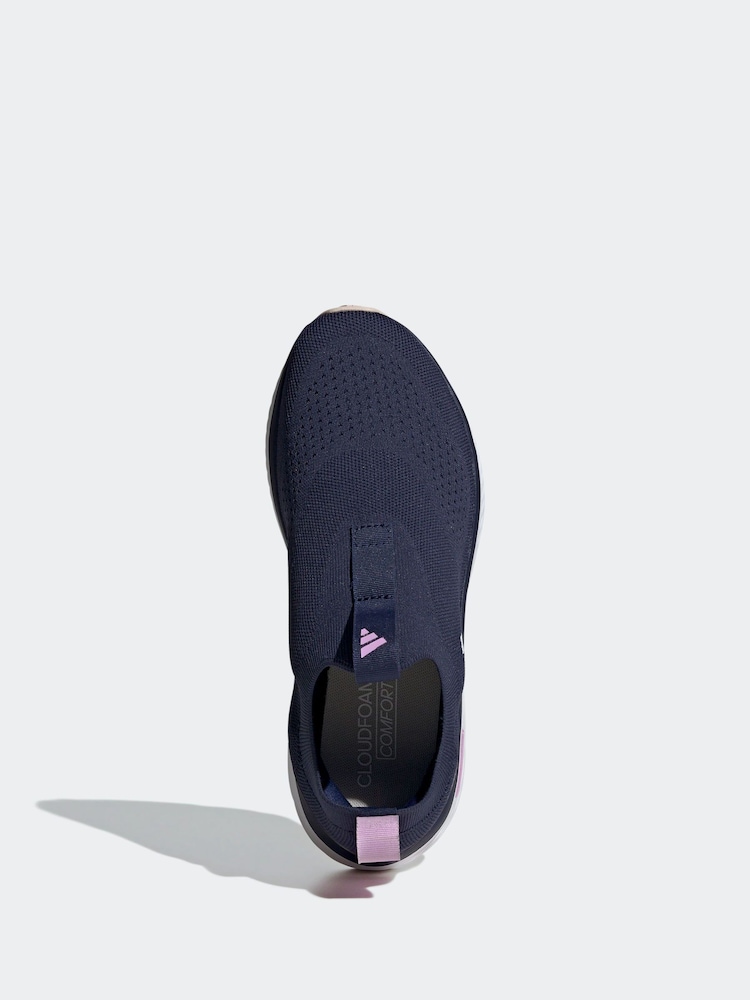 adidas Blue Cloudfoam Go Sock Shoes - Image 4 of 8