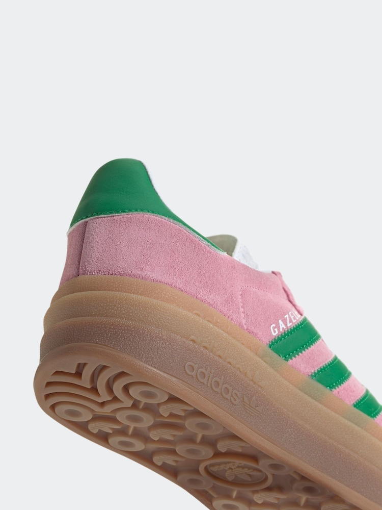 adidas Originals Pink Gazelle Bold W Trainers - Image 10 of 10 adidas Originals Pink Gazelle Bold W Trainers - Image 10 of 10
