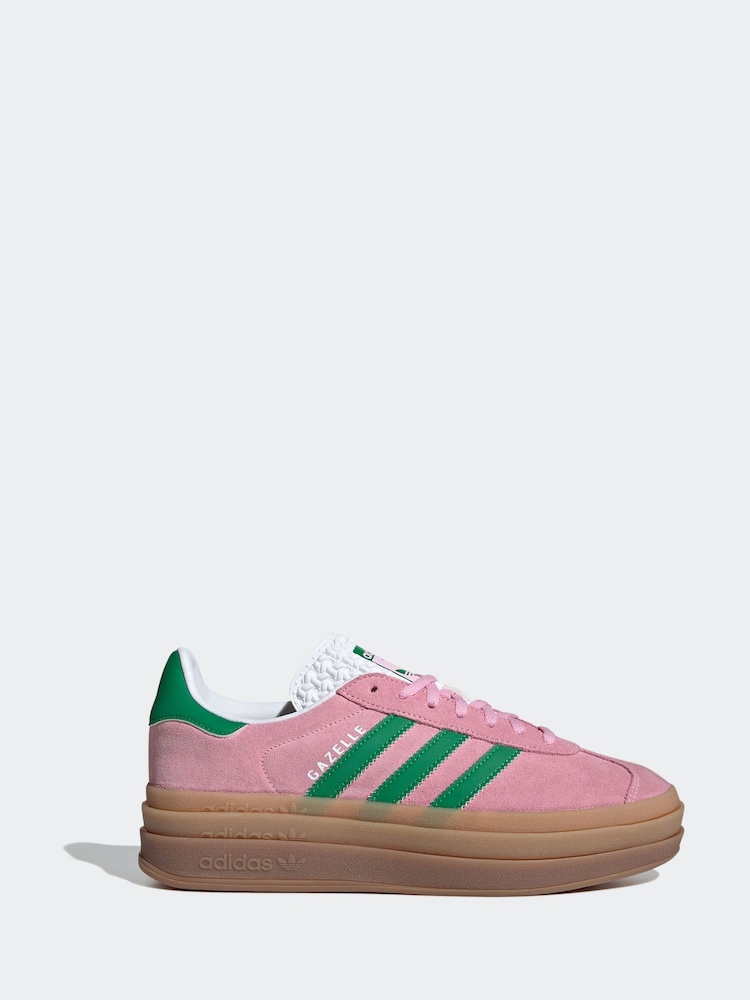 adidas Originals Pink Gazelle Bold W Trainers - Image 2 of 10 adidas Originals Pink Gazelle Bold W Trainers - Image 2 of 10