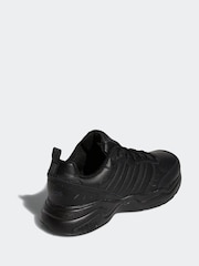 adidas Black Strutter Trainers - Image 4 of 10
