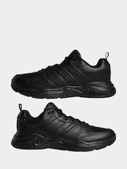 adidas Black Strutter Trainers - Image 5 of 10