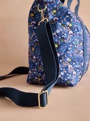 Cath Kidston Navy Tiny Town Overnight Bag - Image 3 of 4