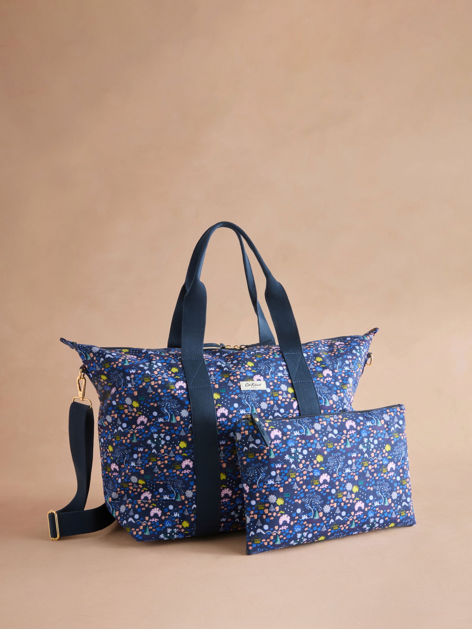 Buy Cath Kidston Navy Tiny Town Overnight Bag from Next USA